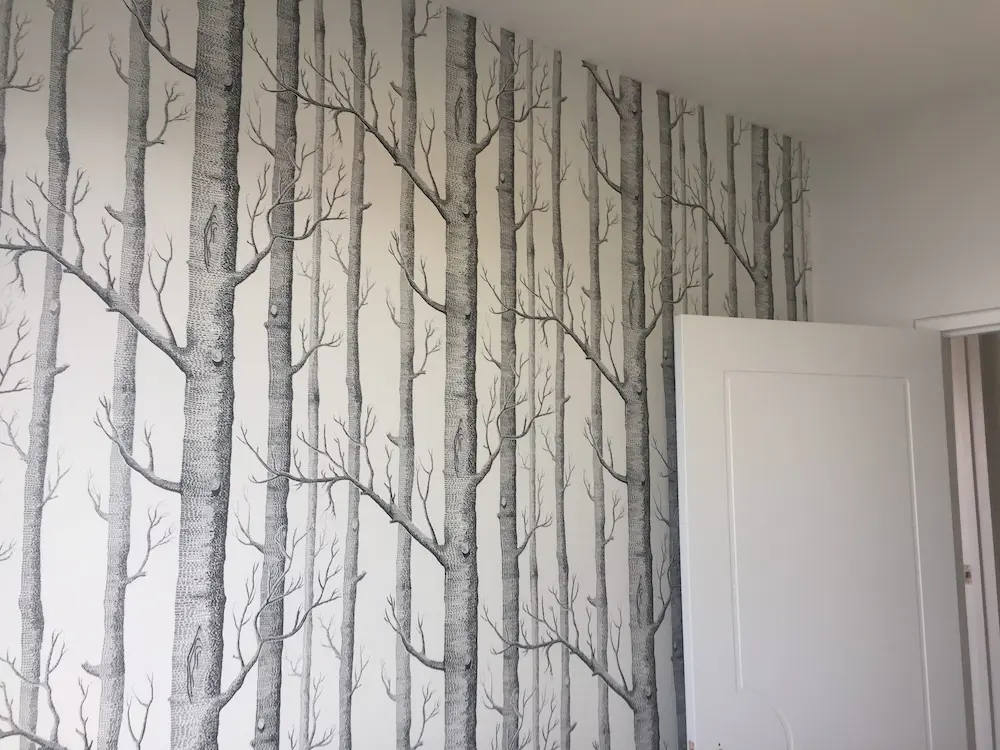 bedroom wallpaper installation in fernhill